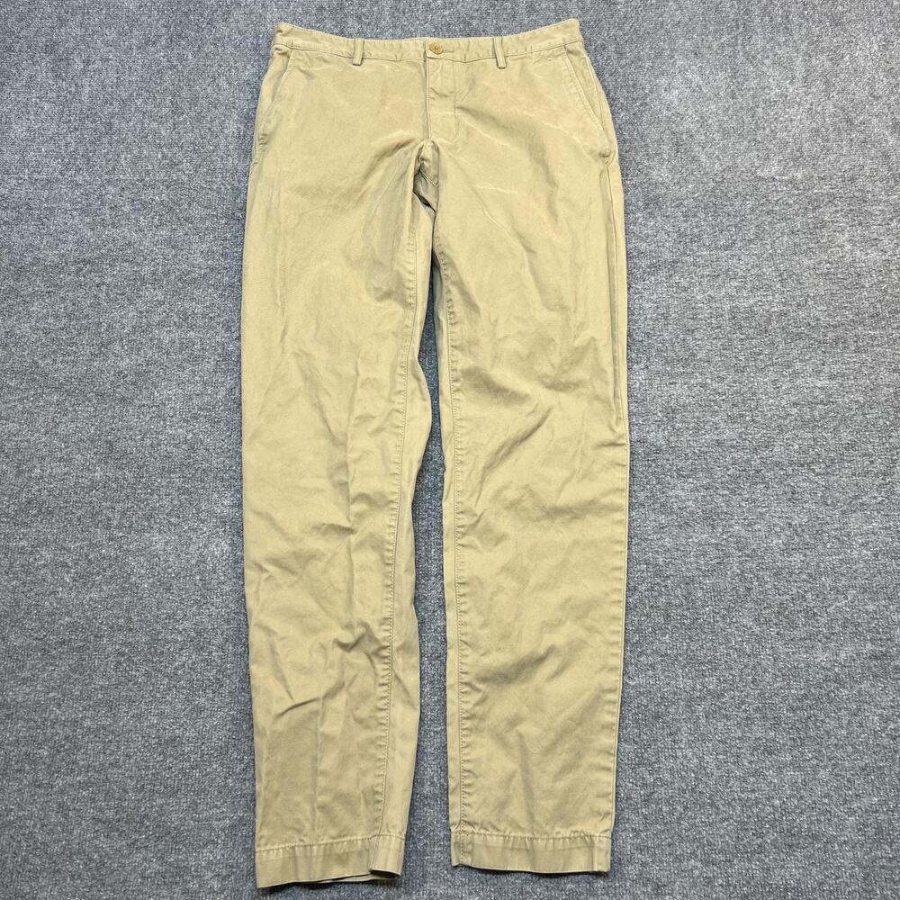Zadig & Voltaire Pants Mens 30x31 Beige Chino Slim Fit Patrick Tapered Leg
